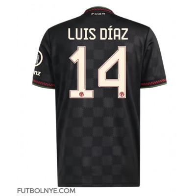 Camiseta Bayern Munich Luis Diaz #14 Tercera Equipación 2025-26 manga corta Camiseta Bayern Munich Luis Diaz #14 Tercera Equipación 2025-26 manga corta